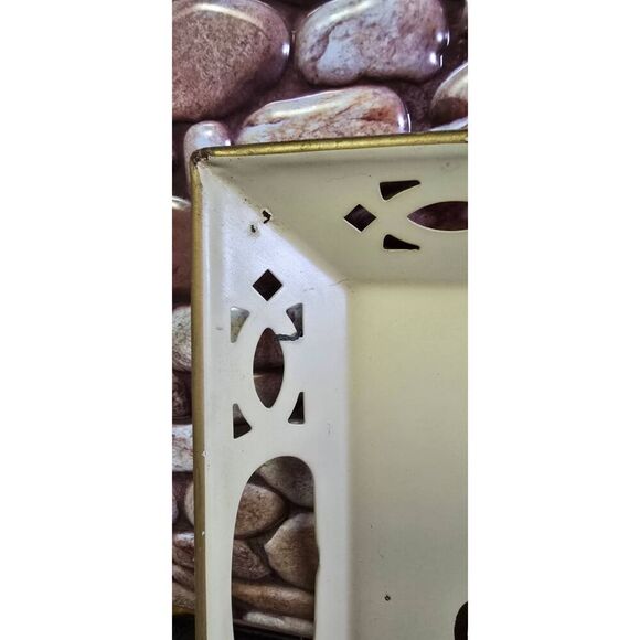 Vtg NASHCO PRODUCTS New York Metal Tray Hunting Lodge  22" x 10" USA - Picture 3 of 11